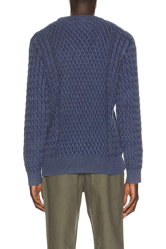 view 2 of 4 Neptune Cable Knit Sweater in Navy