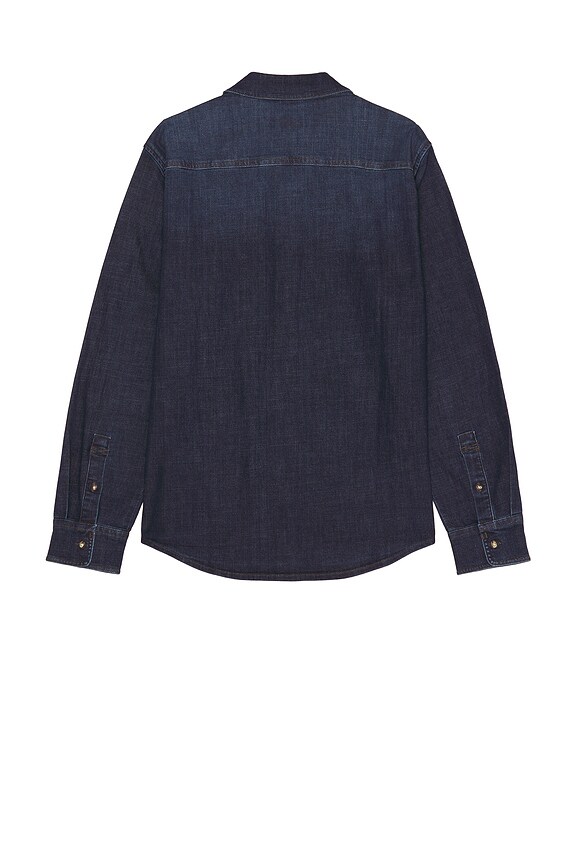 view 2 of 3 The Driftwood Denim Shirt in Dark Denim Wash