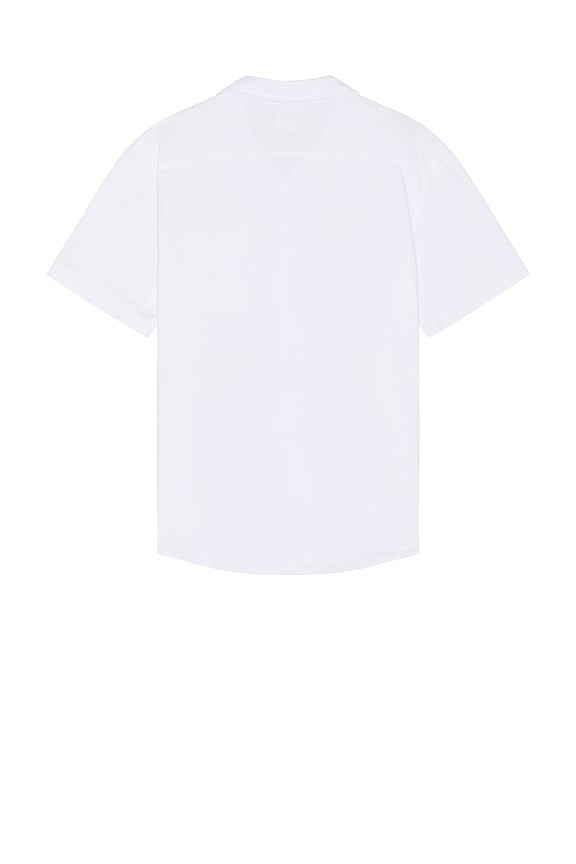 view 2 of 3 The Short Sleeve Saltaire Shirt in White