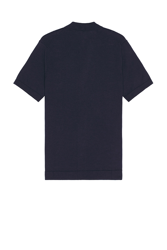 view 2 of 3 CHEMISE in Navy Shibori Stripe