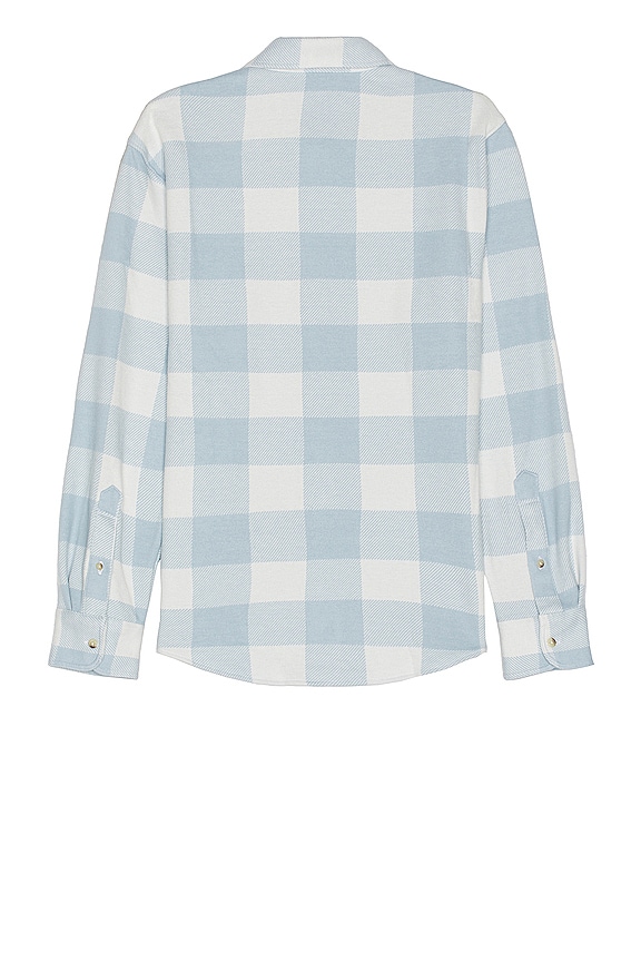 view 2 of 3 The Dunewood Flannel Shirt in Light Blue