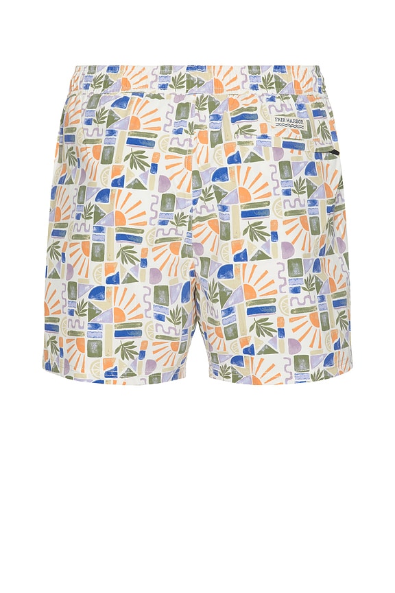 view 2 of 5 SHORT DE BAIN in Beach Sun Tile