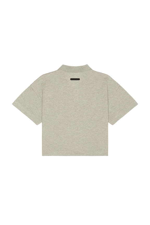 view 2 of 2 Kids Signature Classic Short Sleeve Polo in Concrete Heather