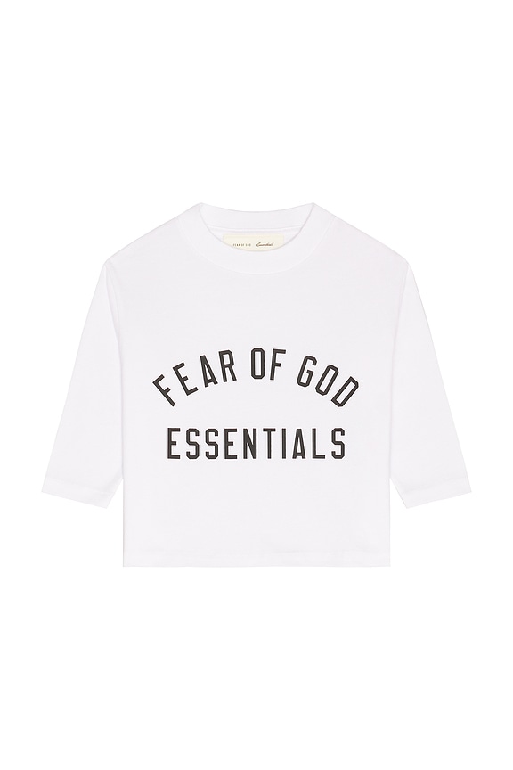 view 1 of 2 Kids Classic Long Sleeve Tee in Bright White