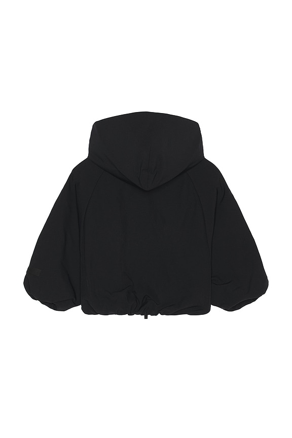 view 2 of 2 Kids Hooded Bomber in Black