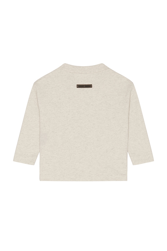 view 2 of 2 Kids Classic Long Sleeve Tee in Oatmeal Heather