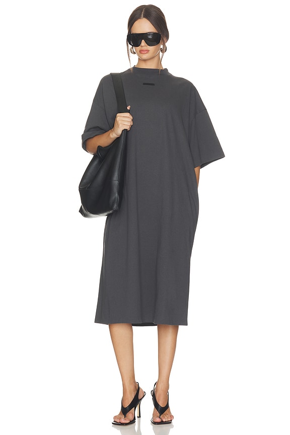 view 2 of 4 VESTIDO LONG T-SHIRT  in Iron Grey