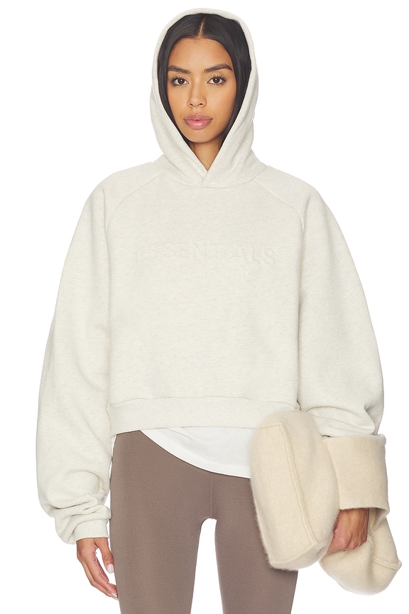 view 2 of 7 90's Raglan Hoodie in Oatmeal Heather