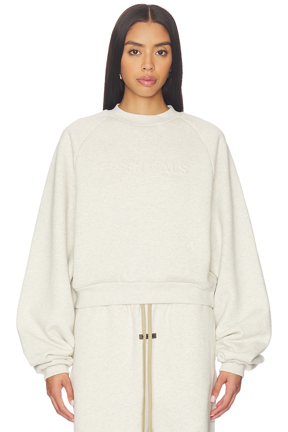 view 2 of 6 90's Raglan Sweatshirt in Oatmeal Heather