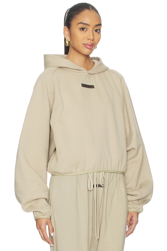 view 2 of 5 Fleece Modern Fit Hoodie in Timber