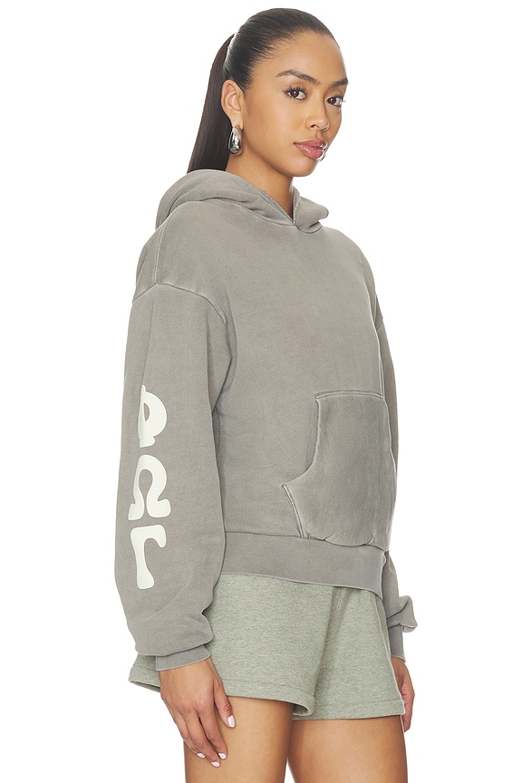 view 2 of 5 90's Fleece Hoodie in Washed Seal