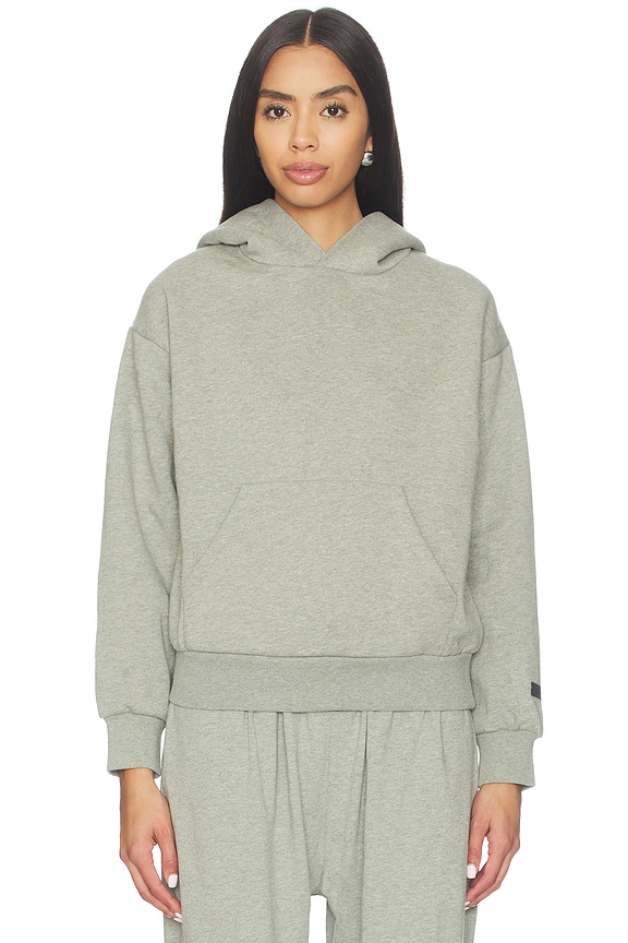 view 2 of 6 Fleece Classic Fit Hoodie in Concrete Heather