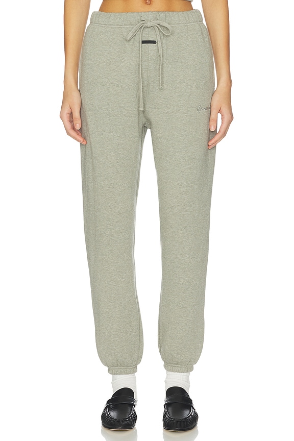 view 1 of 6 PANTALON SWEAT SIGNATURE in Concrete Heather & Dark Concrete Heather