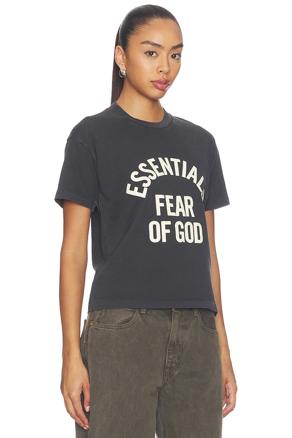view 2 of 4 Campus Classic Short Sleeve Tee in Faded Black