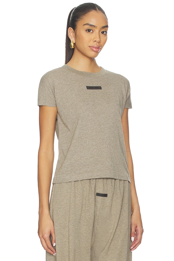 view 2 of 5 Cap Sleeve Tee in Homestead Heather