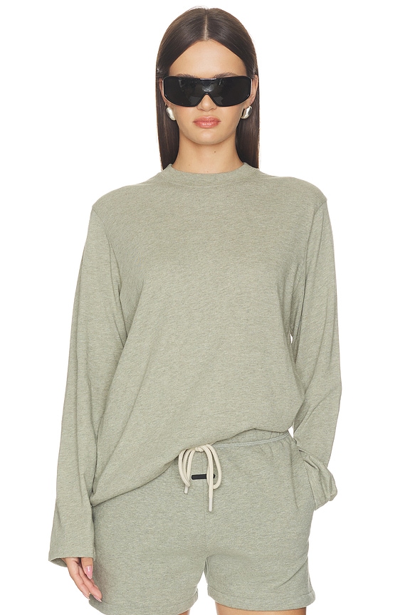 view 2 of 5 CAMISETA CLASSIC FIT LONG SLEEVE  in Seal Heather