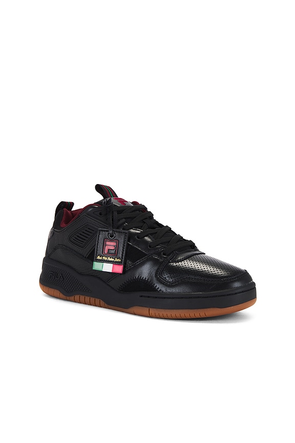 view 2 of 6 Fila Corda Lux Sneakers in Black, Syrah, & Gardenia