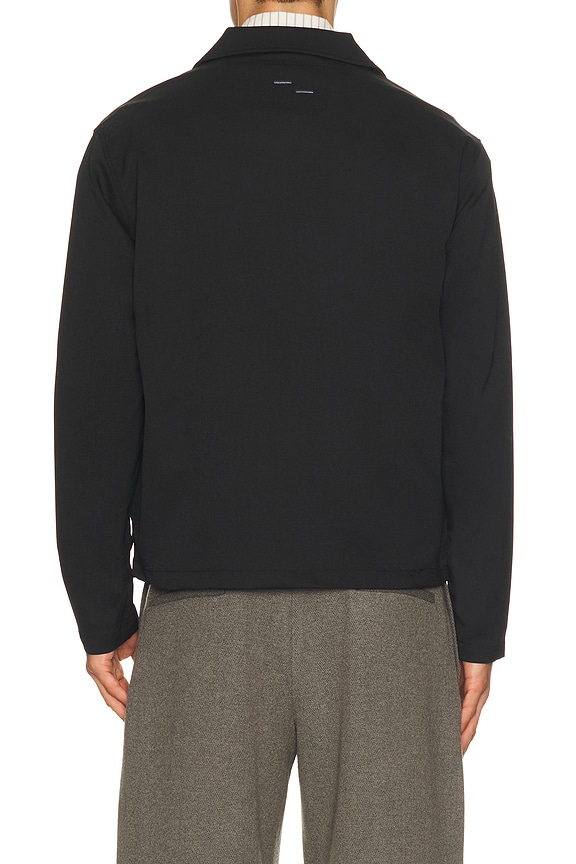 view 2 of 5 Twill Wool Coach Jacket in Black