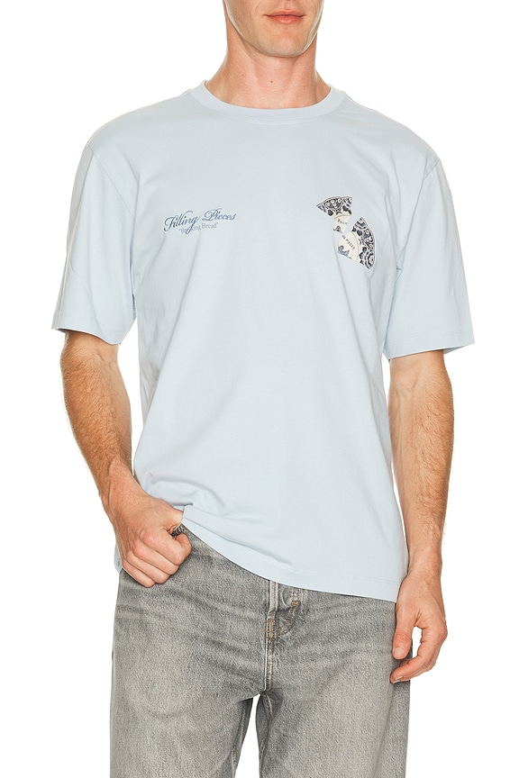 view 2 of 5 Broken Plate T-Shirt in Skyway