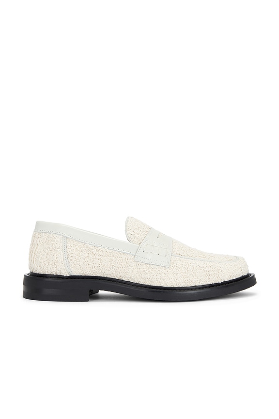 view 1 of 5 Crochet Loafer in Beige