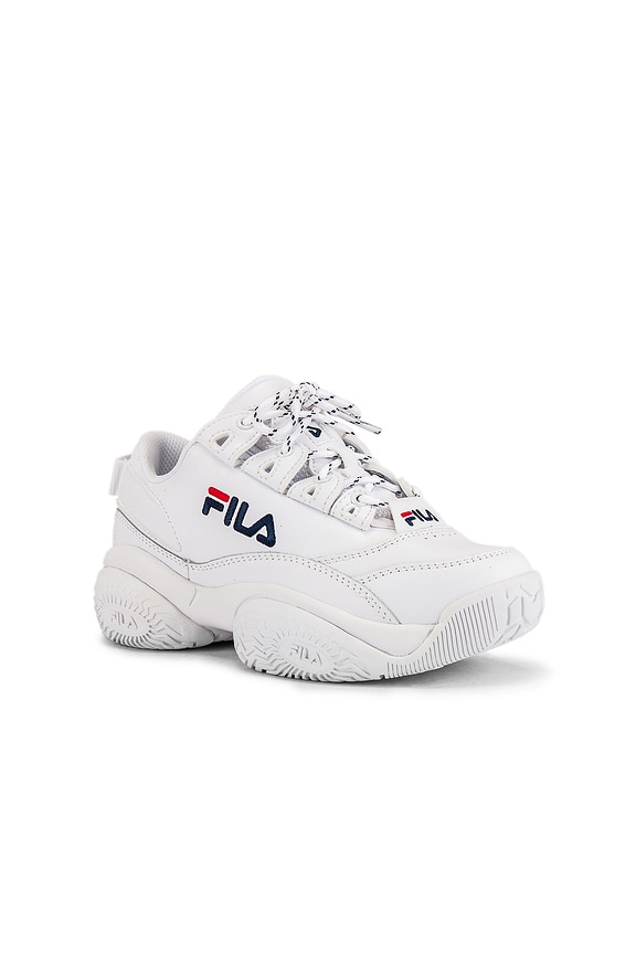 view 2 of 7 ZAPATILLA DEPORTIVA PROVENANCE in White, Fila Navy & Fila Red