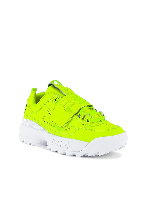 view 2 of 6 СНИКЕРСЫ НА ЛИПУЧКАХ DISRUPTOR II APPLIQUE in Safety Yellow, Safety Yellow & White