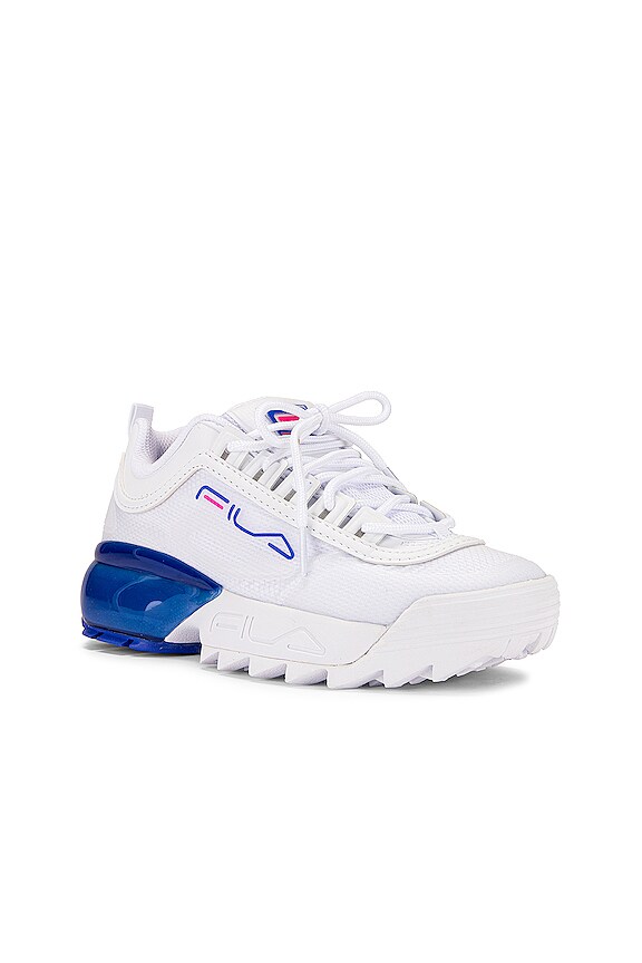 view 2 of 6 Disruptor 2A Sneaker in White, Amparo Blue & Magenta