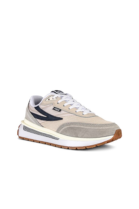 view 2 of 5 SNEAKERS RENNO in Bleach Sand, Fila Navy, & Whisper White