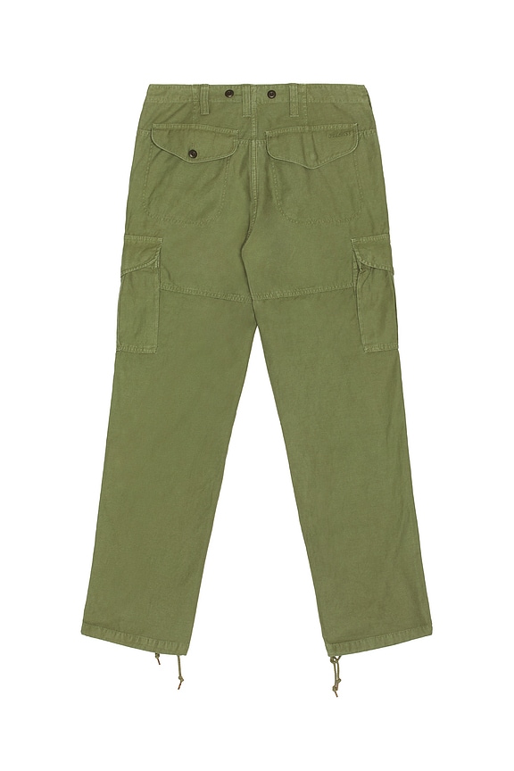 view 2 of 5 FIELD パンツ in Washed Fatigue Green