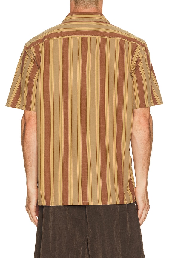 view 2 of 5 Chambray Camp Shirt in Brick & Tan