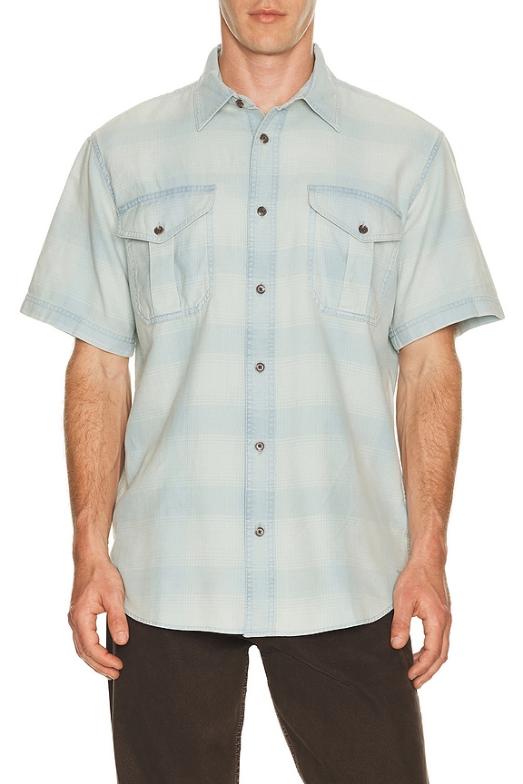 view 1 of 5 Alaskan Guide Shirt in Indigo Plaid