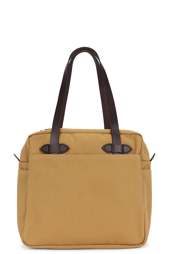 view 2 of 7 Zipper Tote Bag in Tan
