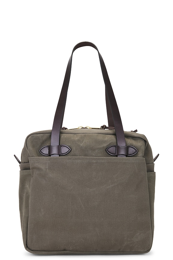 view 2 of 6 Zipper Tote Bag in Otter Green