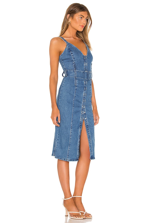 view 2 of 3 Coco Midi Dress in Washed Blue