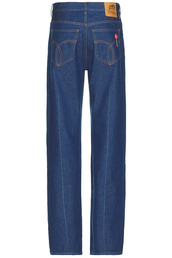 view 2 of 5 Crease Jeans in Rinse Blue