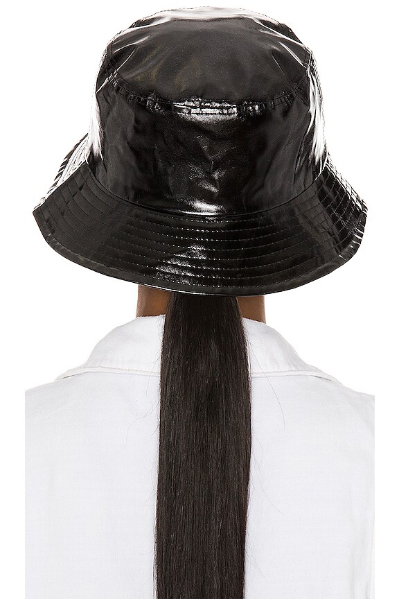 view 2 of 3 Angels Vinyl Bucket Hat in Black