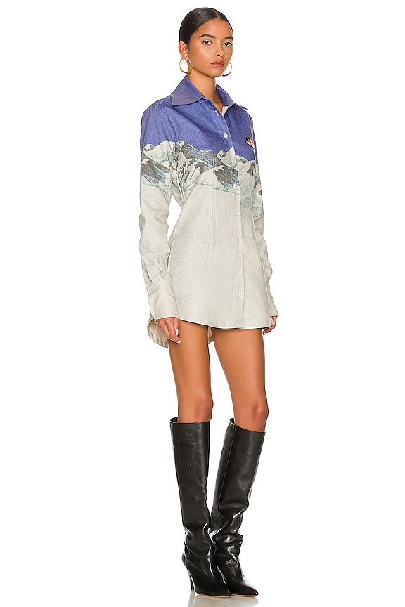 view 2 of 3 Mountain Shirt Dress in Multi