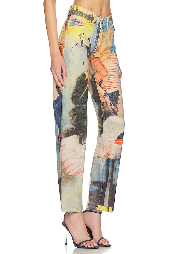 view 2 of 4 ДЖИНСЫ POSTER PRINT PATTI in Blue