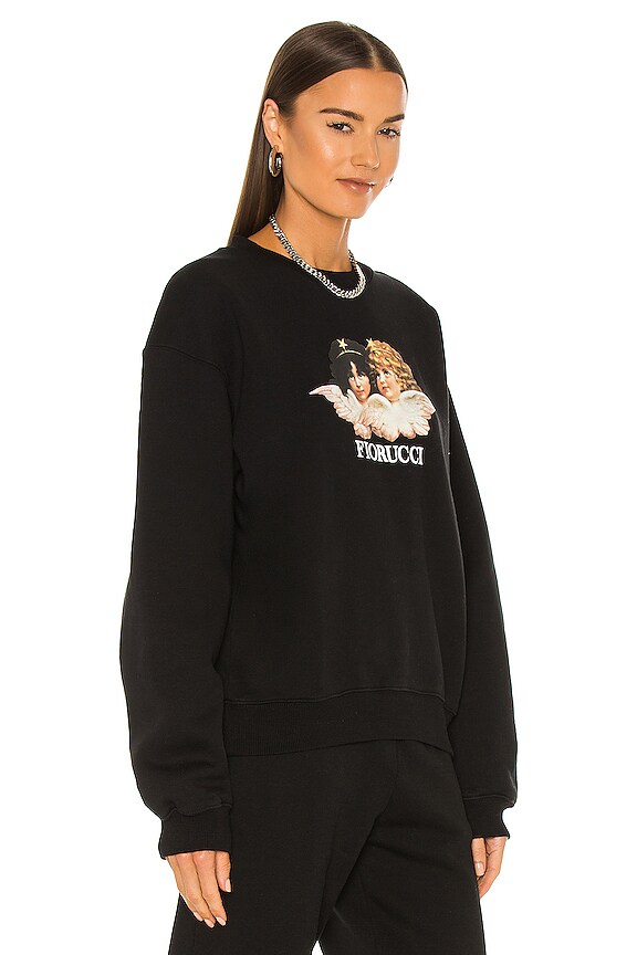 view 2 of 4 SUDADERA VINTAGE ANGELS in Black