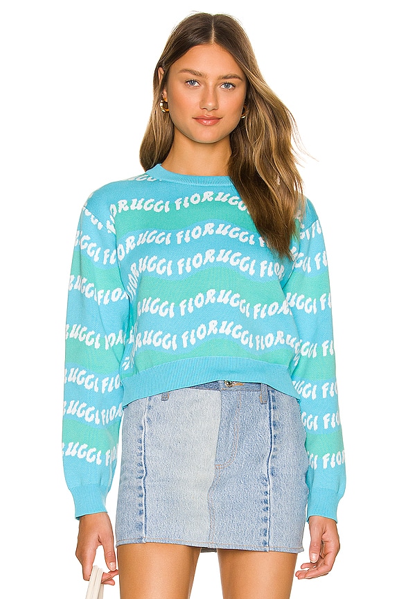 view 1 of 4 Wave Crop Knit in Multi