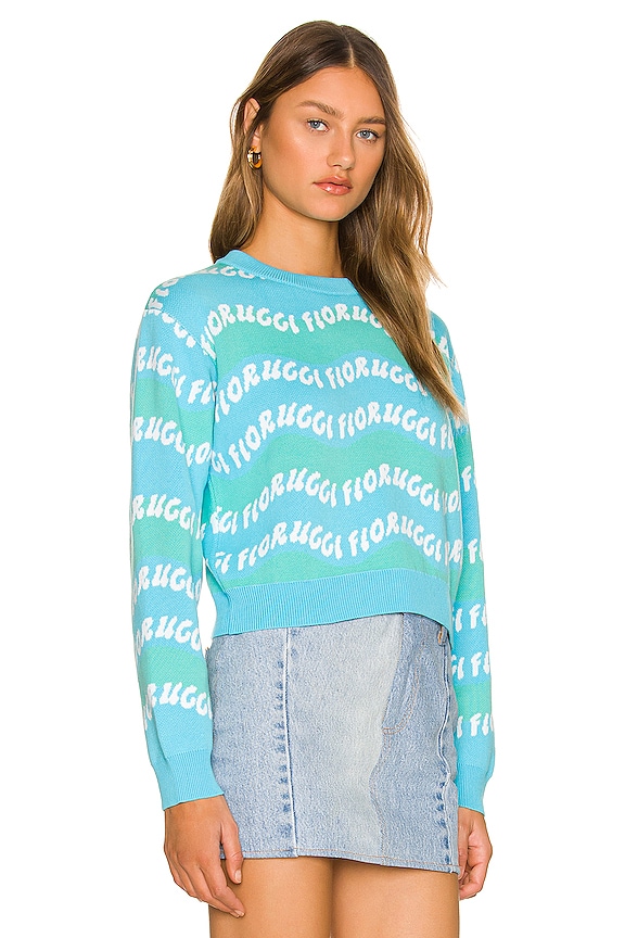 view 2 of 4 Wave Crop Knit in Multi