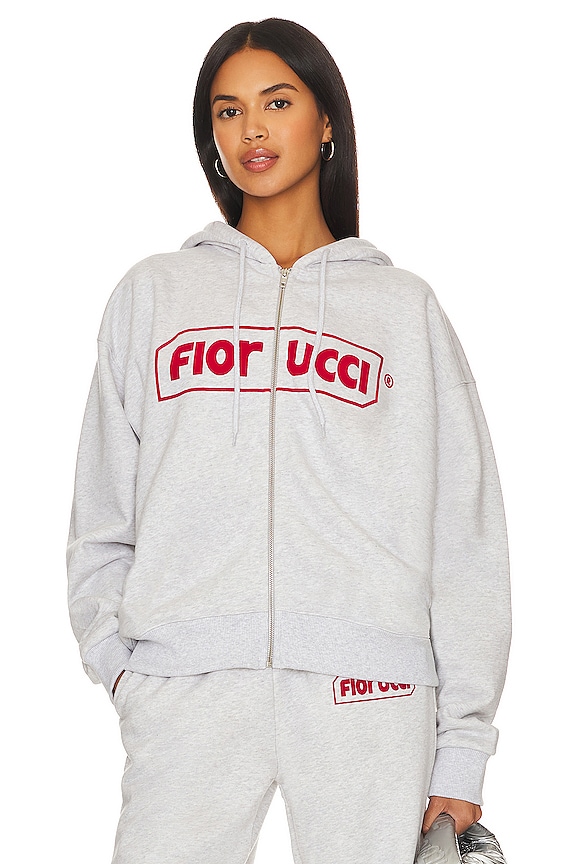 view 2 of 5 LOGO 지퍼 후디 in Grey