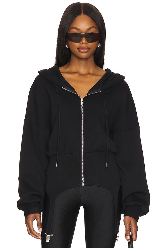 view 2 of 5 Suspender Hoodie in Black