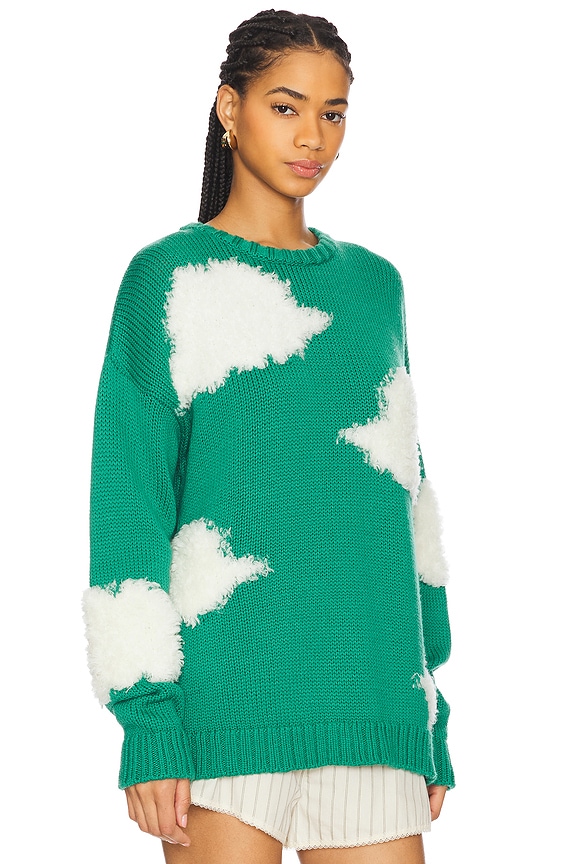 view 2 of 6 Cloud Sweater in Dark Green