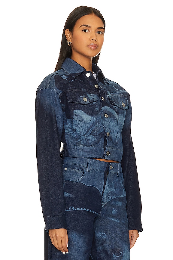 view 2 of 4 ENLARGED ANGELS ジャケット in Blue