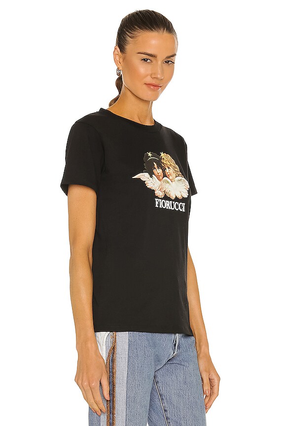 view 2 of 4 VINTAGE ANGELS Tシャツ in Black