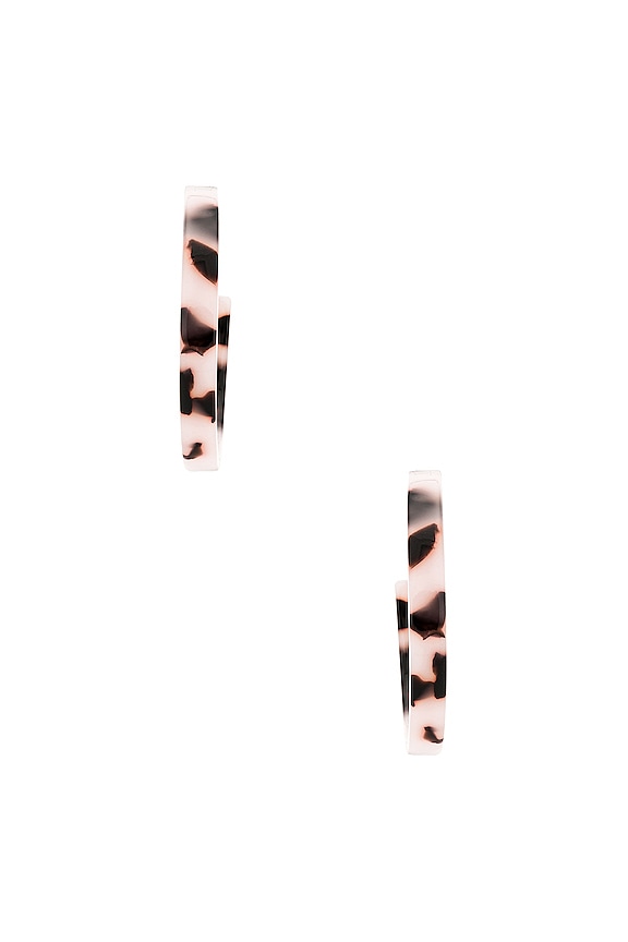 view 2 of 2 Audrey Hoop Earrings in Blush