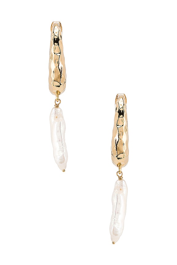 view 2 of 2 BOUCLES D'OREILLES AURA in Pearl