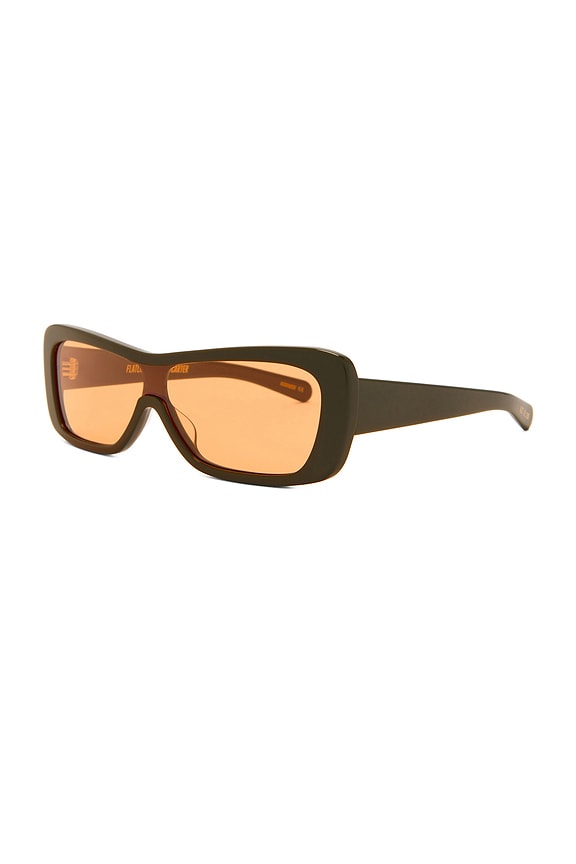 view 2 of 3 GAFAS DE SOL in Army Green & Solid Orange