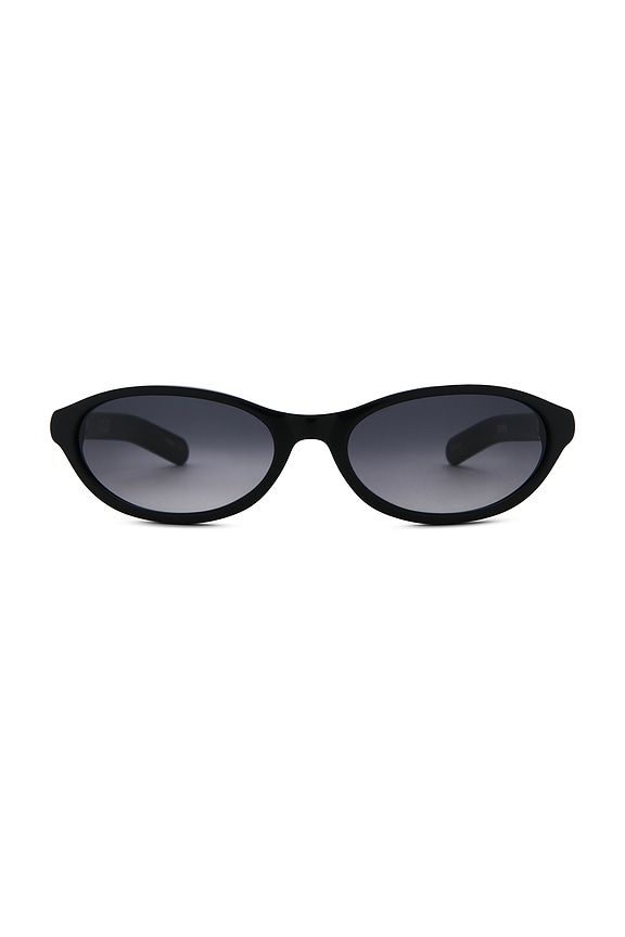 view 1 of 3 Olympia Sunglasses in Solid Black & Solid Black Lens